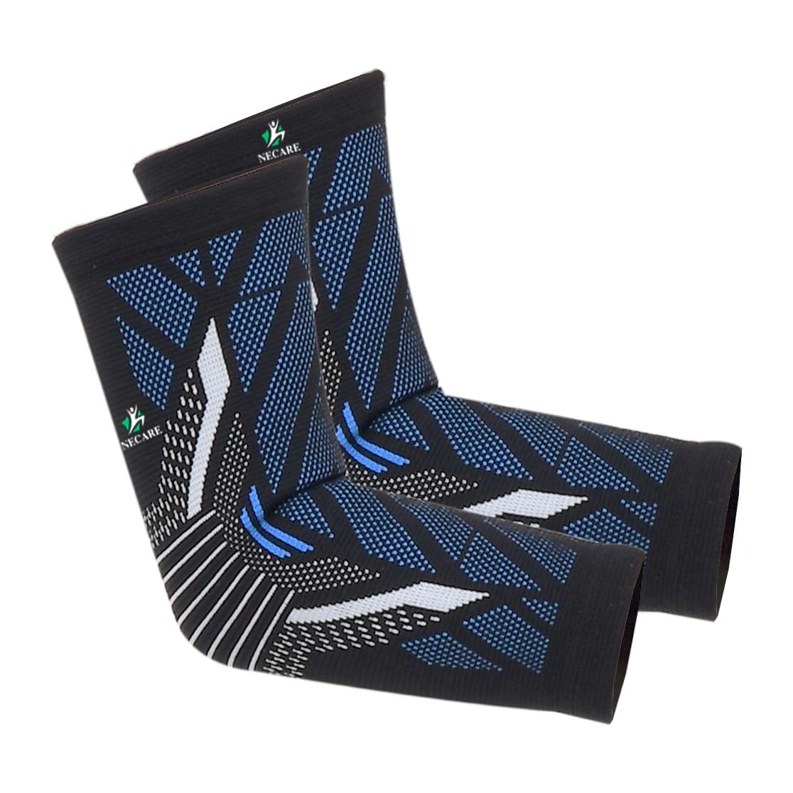 See full amazon price history chart for NECARE Premium Nylon Orthopedic Compression Elbow Support Cap Sleeves (1 PAIR), For Men and Women (S, Black-Blue) NECARE Premium Nylon Orthopedic Compression Elbow Support Cap Sleeves (1 PAIR), For Men and Women (S, Black-Blue) (B0CDCFQ75L) Amazon Price History, Amazon Price Tracker