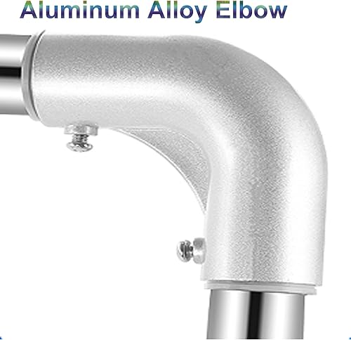 Miniatura 4 de YBLANDRV Estante de secado plegable para interiores y exteriores, estante de secado de ropa resistente, estante retráctil de acero inoxidable,