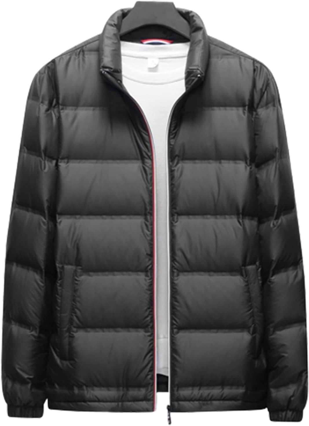 Mens Puffer Jackets Ultra Light Warm Down Coat 80% Duck Down Ultra Light Stand Collar Waterproof Clothing