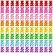 Lot de 160 pendentifs en résine en forme d'oursons colorés - Breloques en forme d'ourson en forme d'ourson en caoutchouc - Accessoires pour enfants