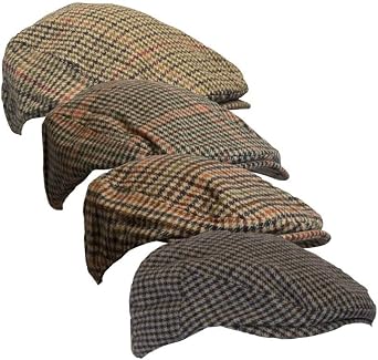 Walker and Hawkes - Wool Blend Braxton Flat Cap