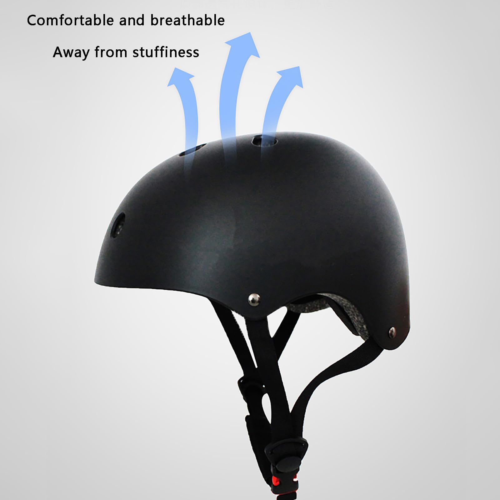 Set completo di protezioni 7 in 1 per adulti, per attività all'aperto casco ginocchiere gomitiere, protezioni per i polsi attrezzatura sportiva ciclismo skateboard monopattino