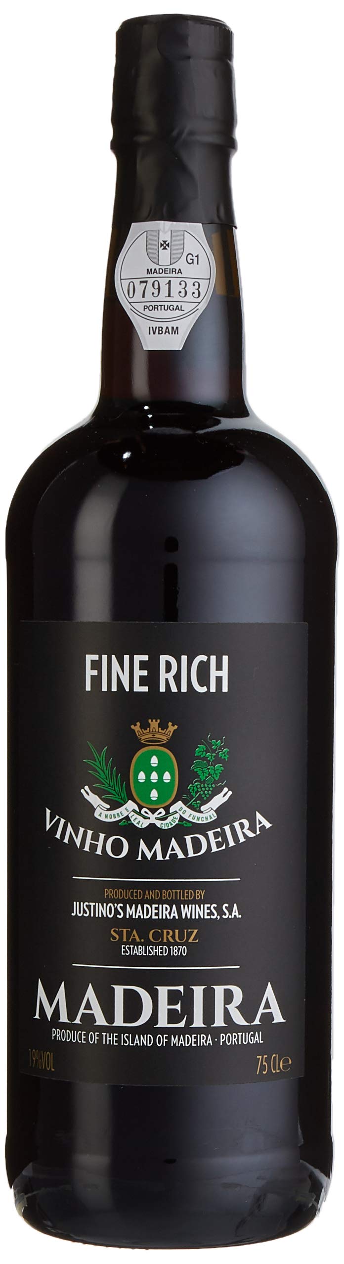 Justino's Fine Rich Produced, Island of Madeira, 1er Pack (1 x 750 ml)