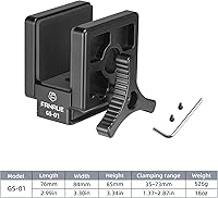 Vista 8 de FANAUE GS-01Arca Swiss Soporte para Silla de Rifle, Abrazadera de Trípode de Caza con Placa de Liberación Rápida, Soporte de Trípode de Tiro
