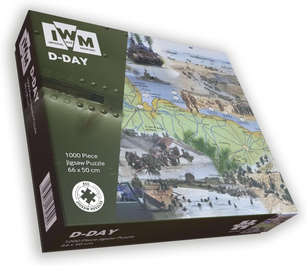 1000 Piece Jigsaw Puzzle Imperial War Museums D-Day Landing Operation Overlord Allied Invasion of Normandy WW 2 for Adults Size 66X50cm