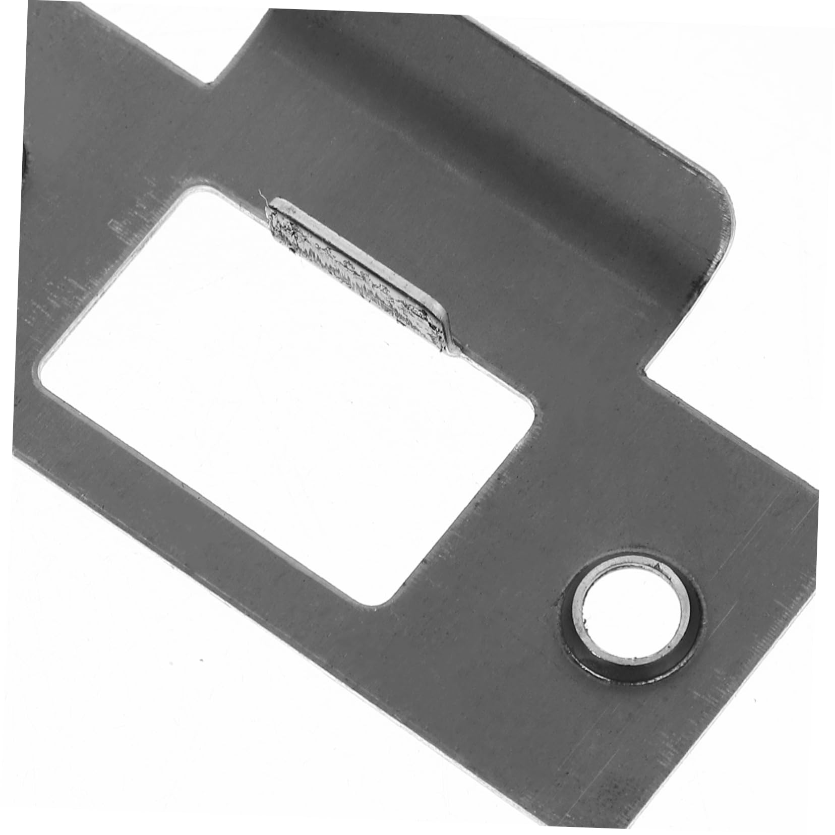 Uonlytech 5 Ensembles Bloc Came Plaque De Coup De Pied De Porte Grève De Porte Serrures À Larder Matériel Verrou Kit D'installation De Pêne Dormant Gâche De Pêne Dormant 4 Pièces * 5
