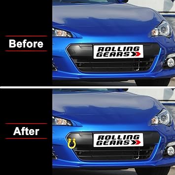 Gold Tow Hook Fits Subaru BRZ WRX Toyota 86 Scion FR-S