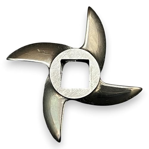 ALFA International 12 KN SS Acero Inoxidable AmoladoraCuchillo Picador, Tamaño de Hub 12