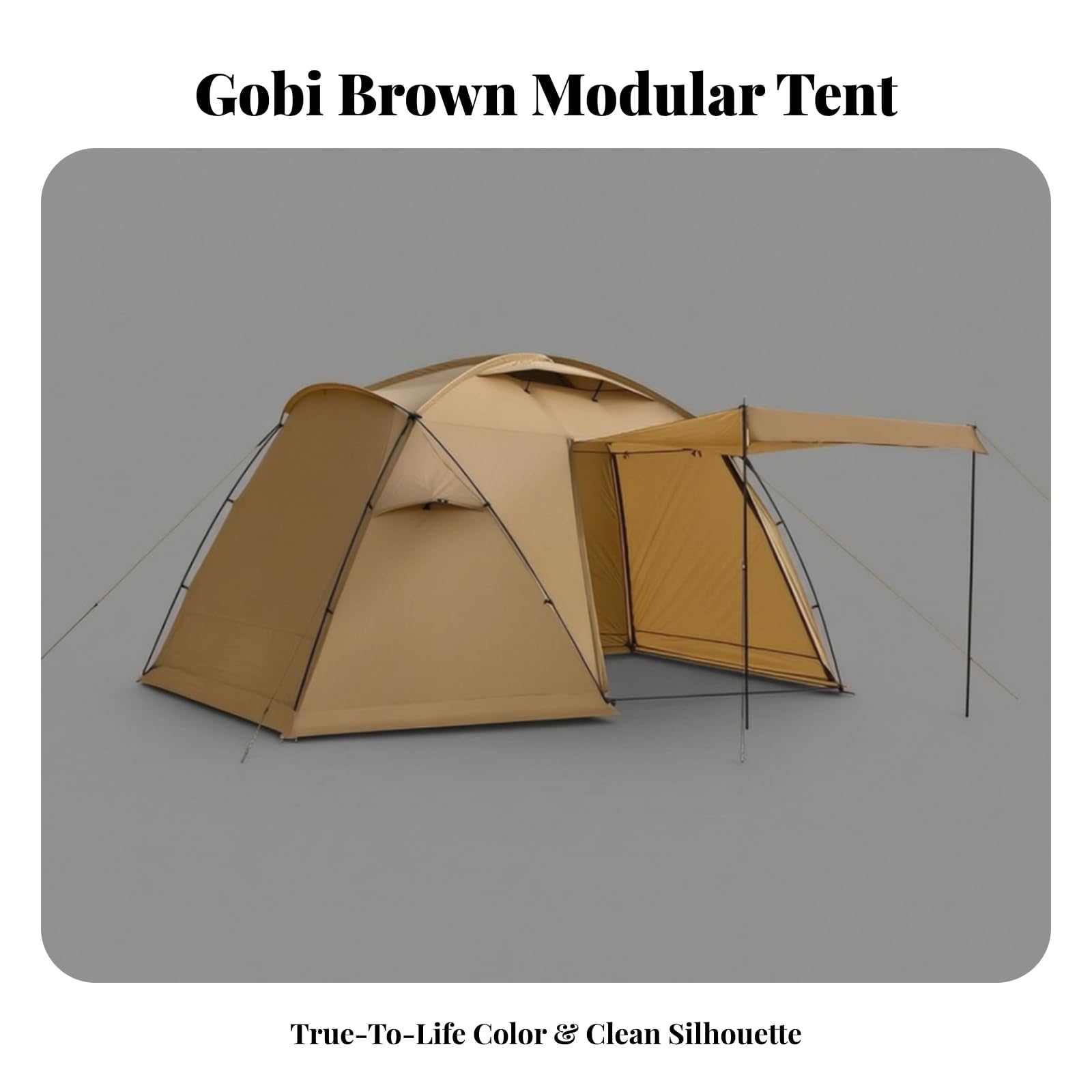 Tienda Campaña con Porche Versátil | Portátil, Carpa Camping con Toldo, Transpirable, Tienda Campaña cho smontable, para Actividas Al Libre