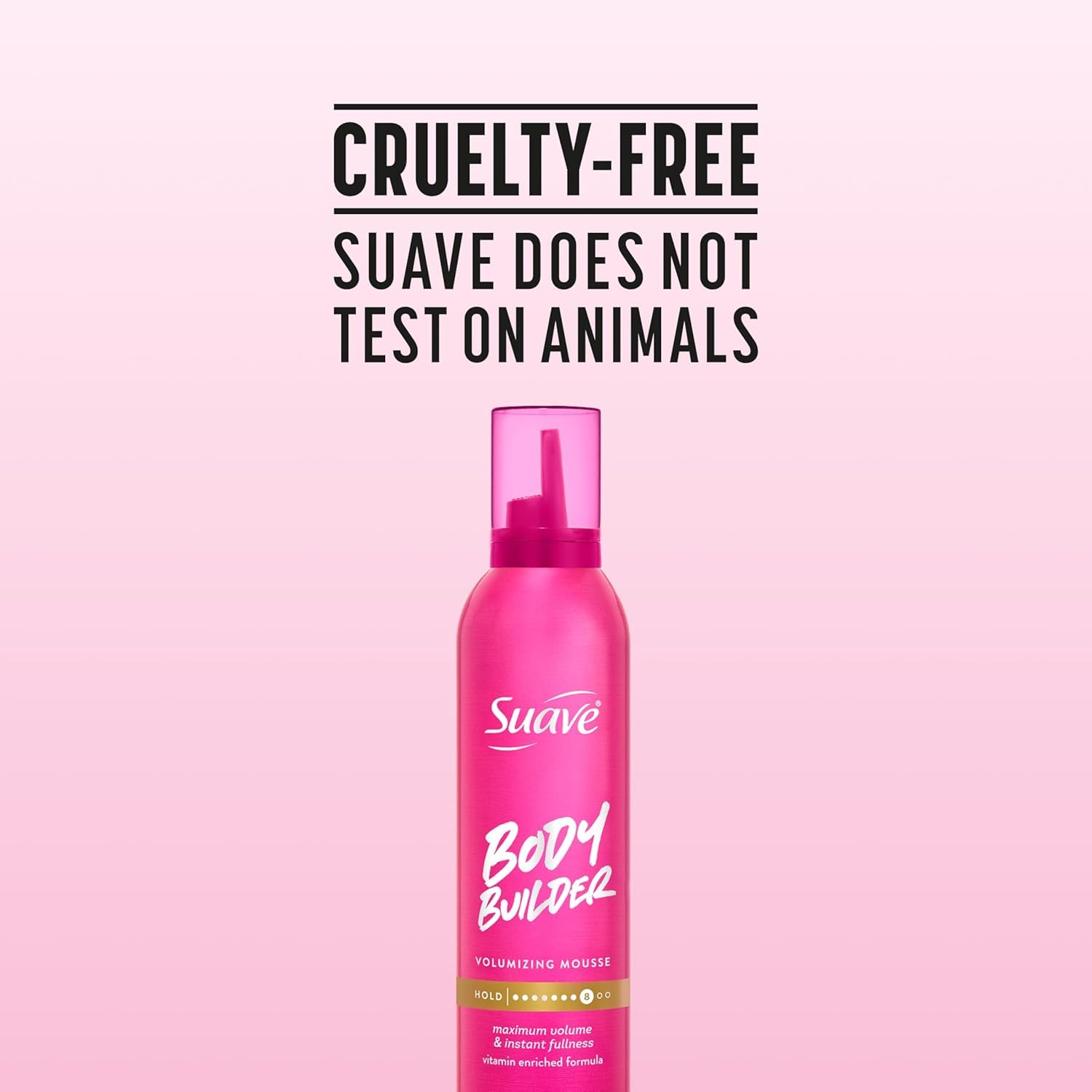 Suave Mousse Body Builder Volumizing 9 Ounce (Pack of 3)