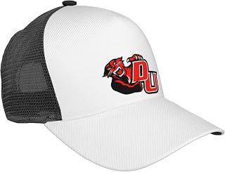 Davenport University Detroit Logo Mesh Baseball Cap Adjustable Golf Sun Hat Black