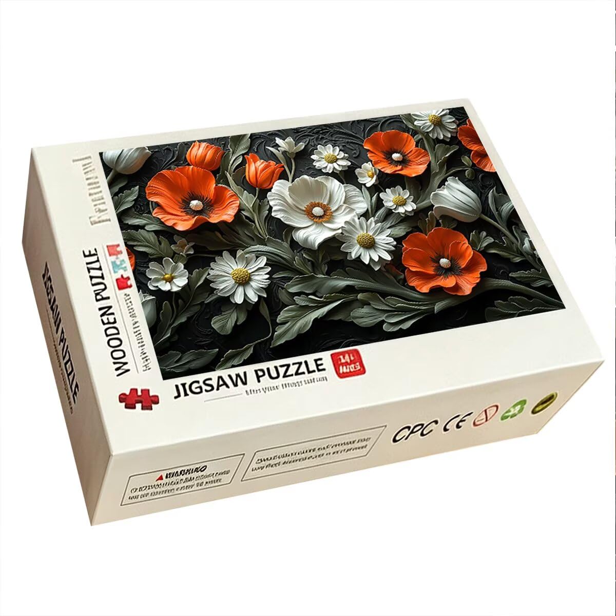 Puzzle 1500 Pezzi, Puzzle Fiore, Legno Pezzi, Regalo Donna Uomo -9025