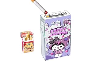 Cartoon Cute Girl Cigarette Case With Lighter