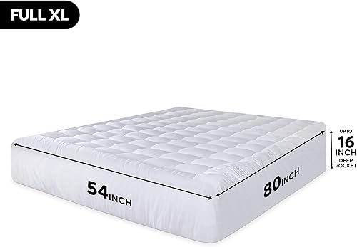 Miniatura 18 de Utopia Bedding Protector de colchón tamaño King, protector de colchón acolchado de alta calidad, funda de bolsillo profundo que se estira hasta 16