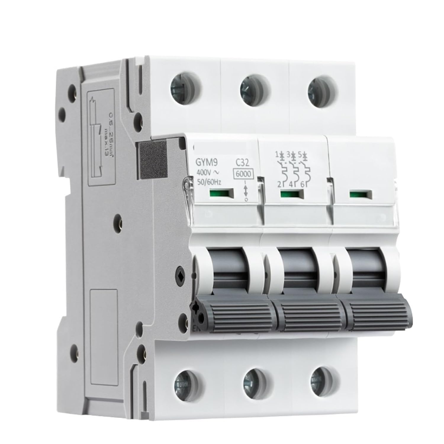 Disjoncteur GYM9 3P protège votre réseau 400V 6KA