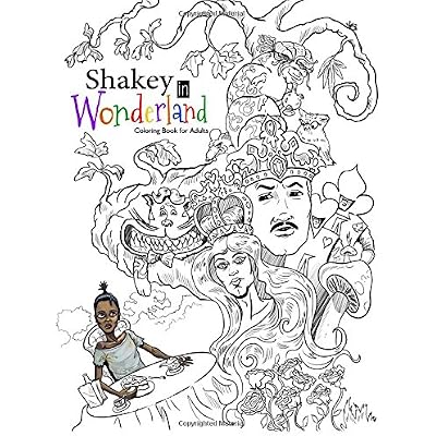 Shakey in Wonderland: Coloring Book for Adults