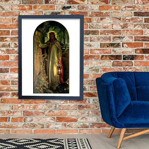 Giclée enmarcado de The Light of the World por William Holman Hunt, acabado premium semi brillante 2