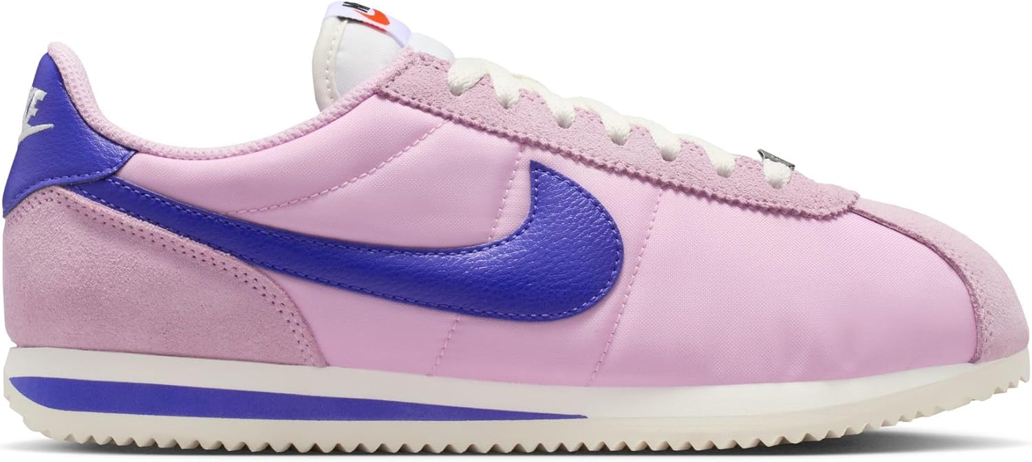 Nike Cortez Textile Women's Shoes (Light Arctic Pink/Sail/Paramount Blue)