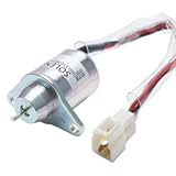 MaySpare Fuel Shut Off Solenoid 1503ES-12S5SUC5S SA-4562T Woodward 4TNV94L-SFN Parts for Yanmar 119653-77950 119285-77950 12VDC