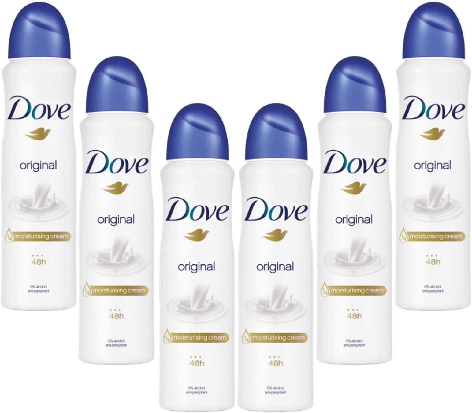 Original Spray Anti-Perspirant Deodorant 250ml Case of 6