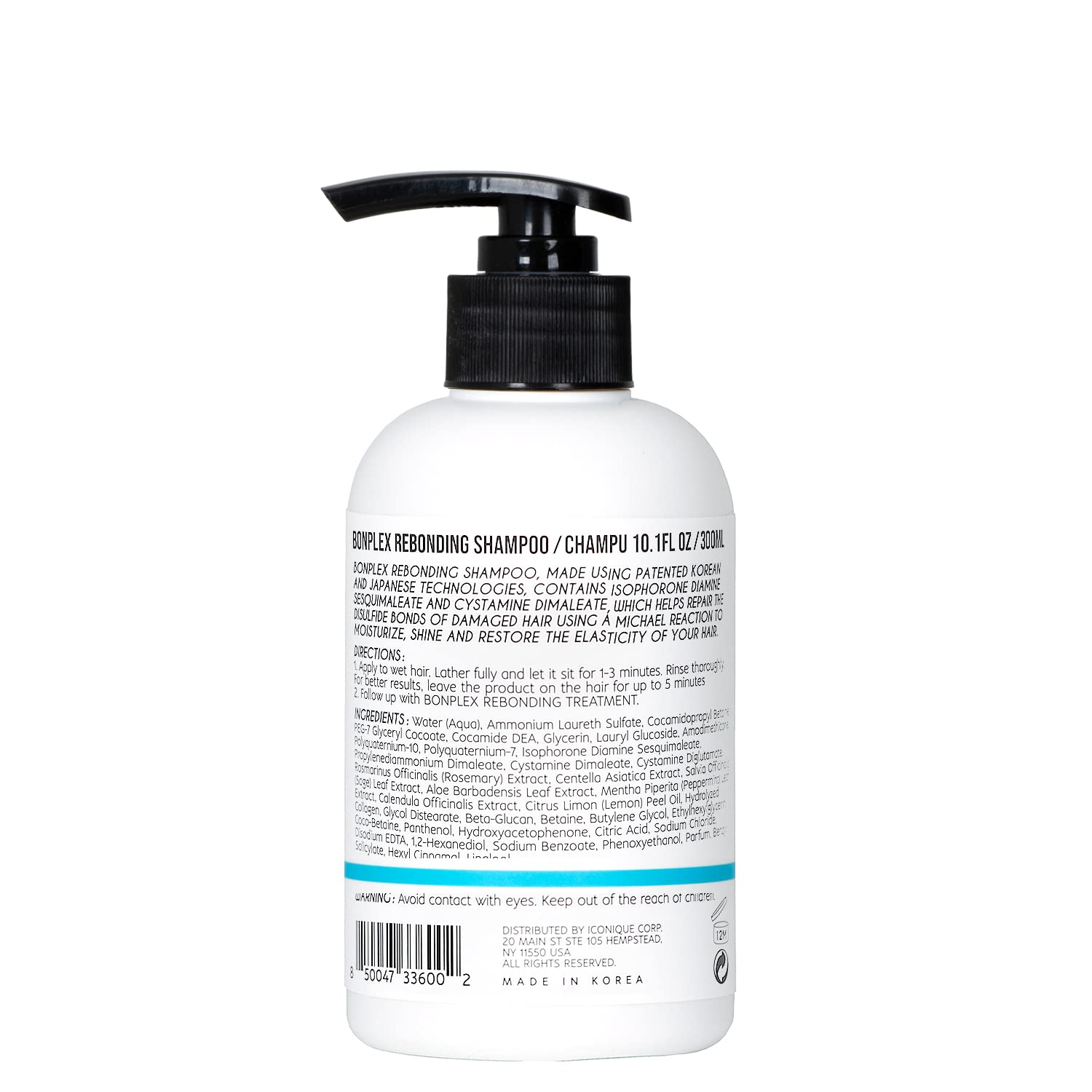 Rebonding Shampoo For All Hair Types | For Damaged, Dry, Brittle, Colored, Permed, and Chemically-Treated Hair | Safe for Hard Water | Reconnect Broken Disulfide Bonds