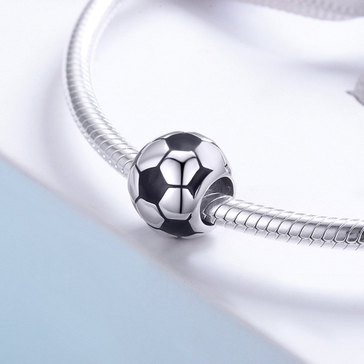 Helen De Lete Collana Argento 925 Con Ciondolo Pallone Da Pallavolo 11 Mm – Catena 45+5 Cm, Per Sportive