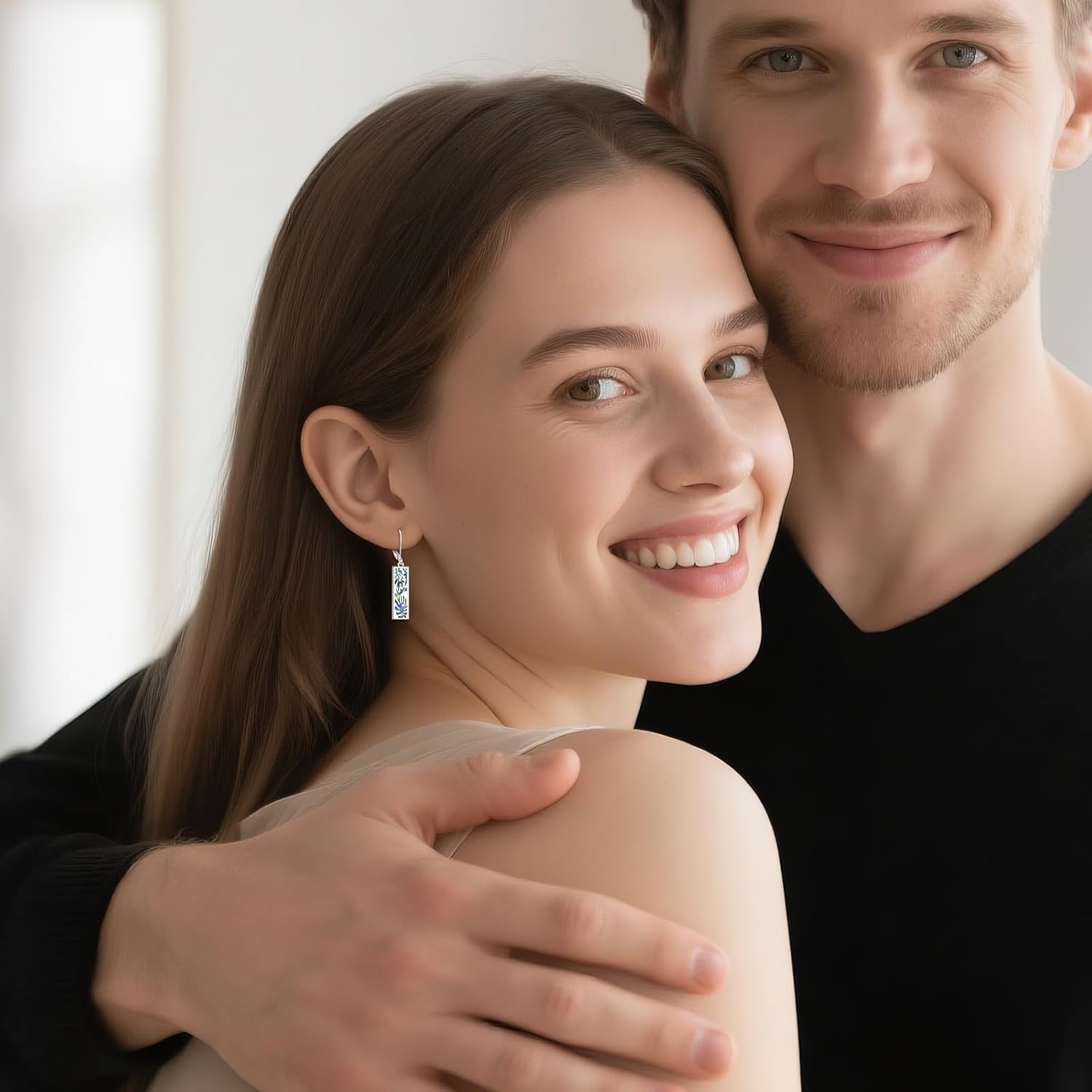 Monstera Earrings Sterling Silver Leaf Dangle Drop Earrings Plant Jewelry Gifts for Women - Image 3