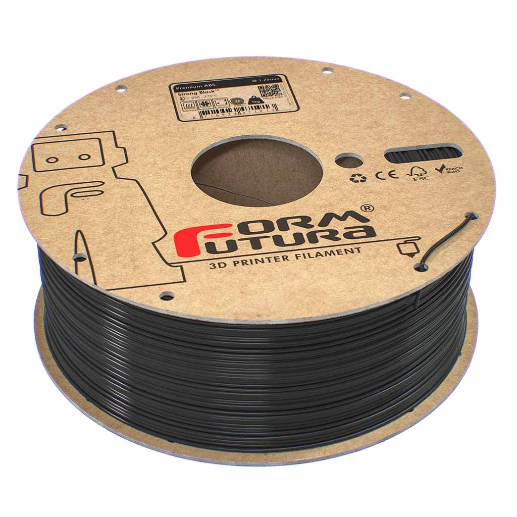 ABS 3D Printer Filament Premium ABS 1.75mm Strong Black 1000 gram