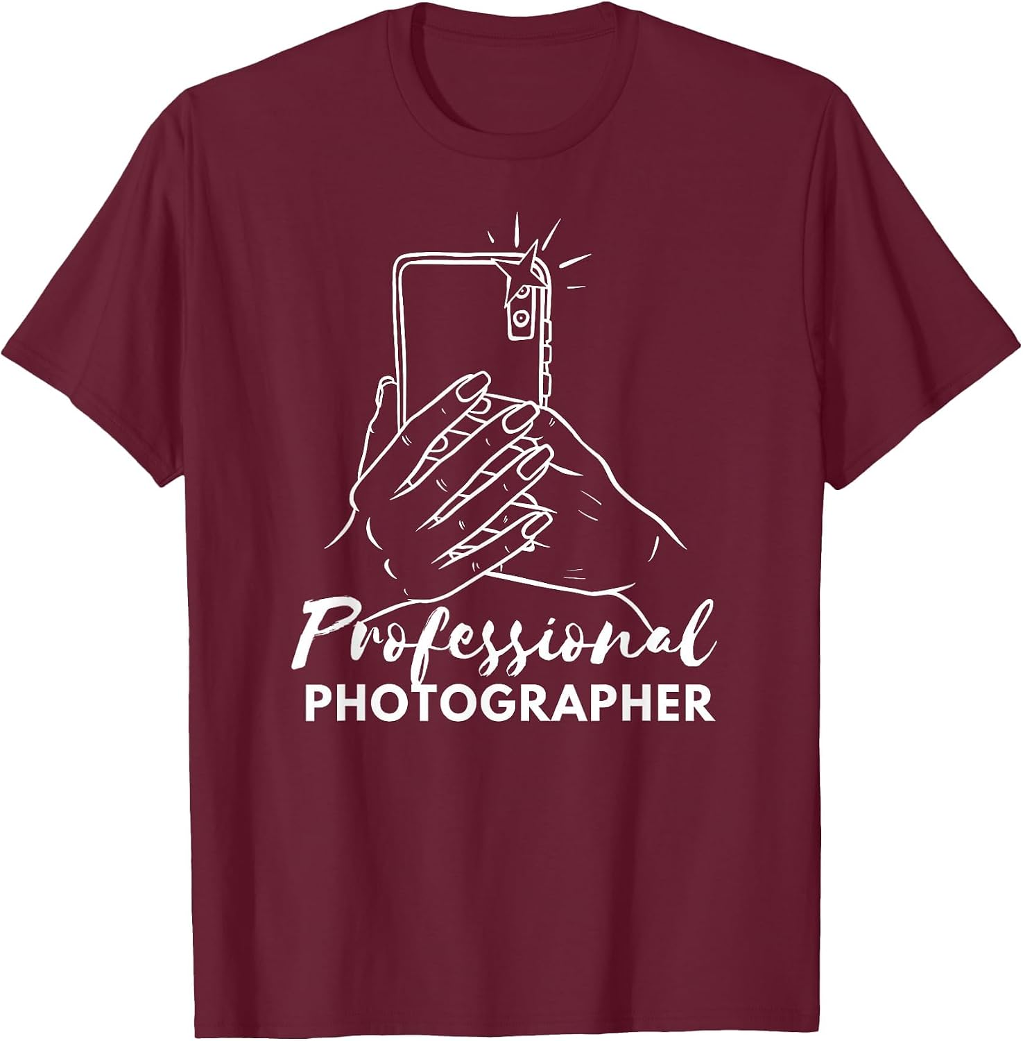 Funny Phone Professional Photographer Sarcastic Cell Phone T-Shirt