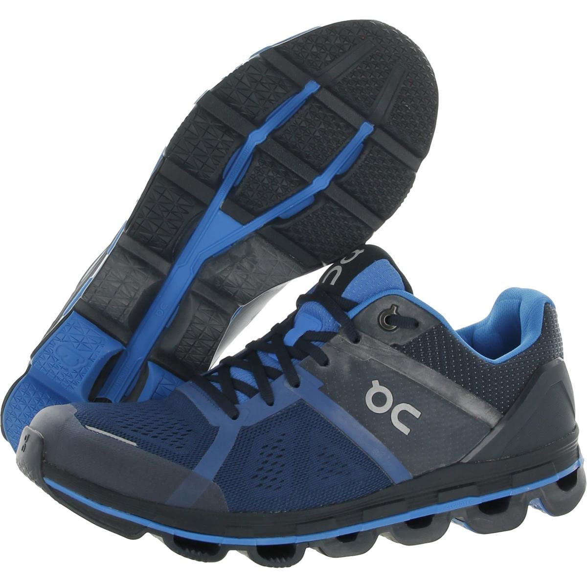 On Running Mens Cloudace Mesh Navy Malibu Trainers Uk