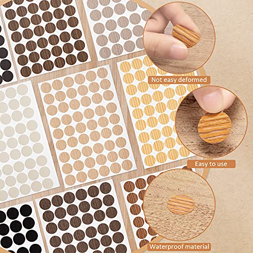 Epakh EPAKH-STICKERS -02 864 Pieces Screw Covers Wood Stickers thumb #3