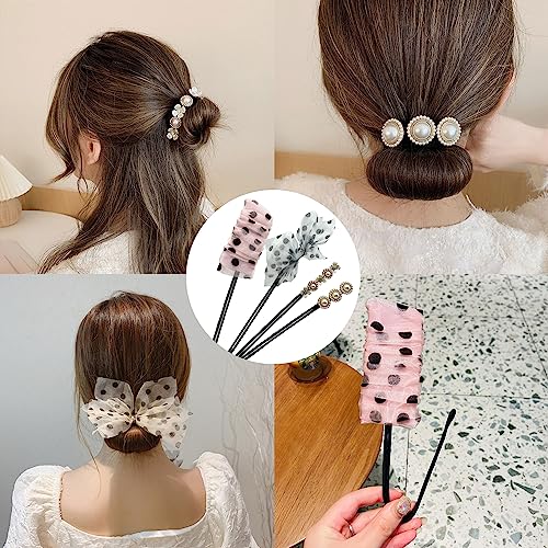 Hair clips, hair clips to hold hair, flower hair clips, pearl hair clips - Image 4