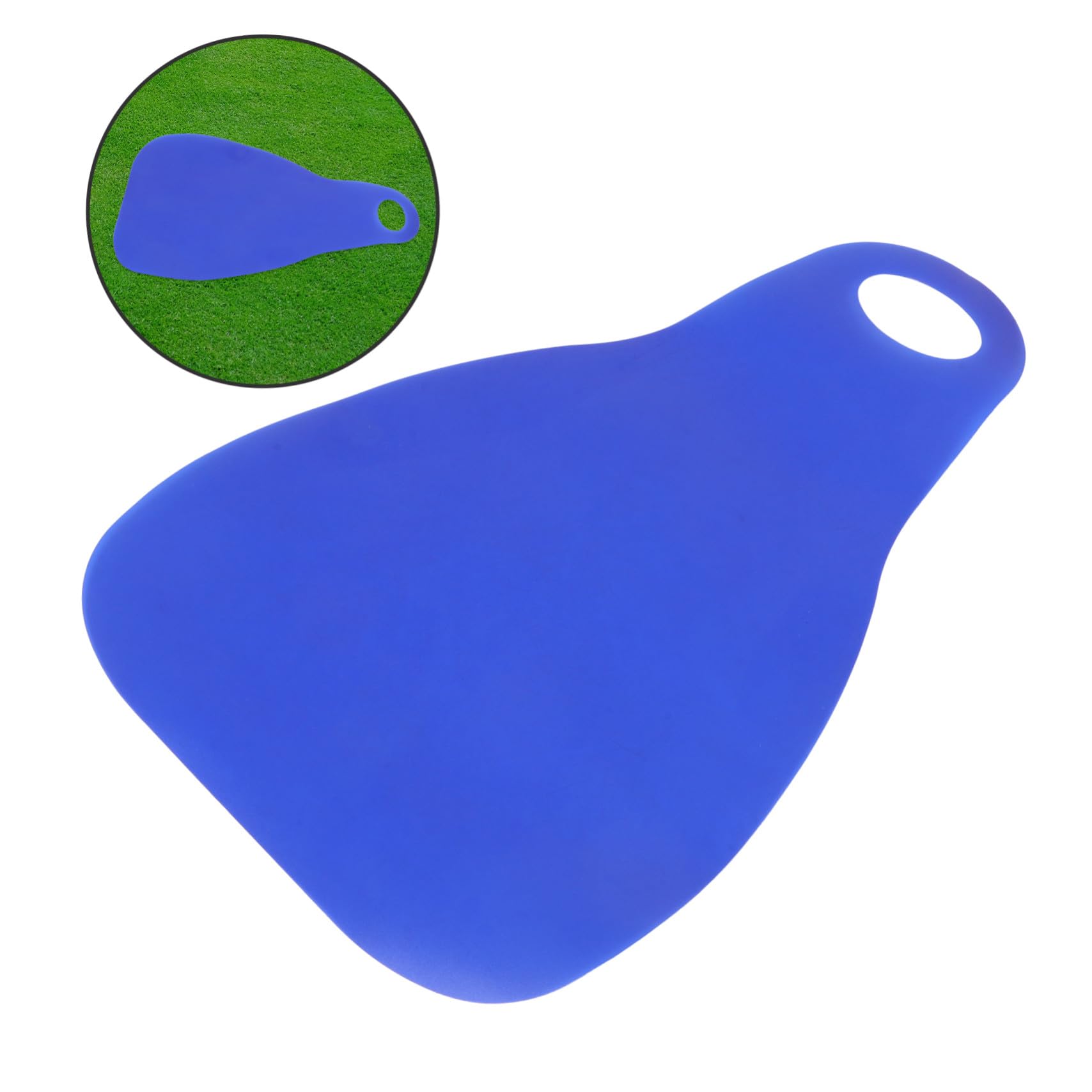 OHPHCALL Foldable Plastic Snow Sled with Handle Outdoor Sliding Board for Snow Grass and Sand Lightweight Design for Easy Carry and Smooth Downhill Fun