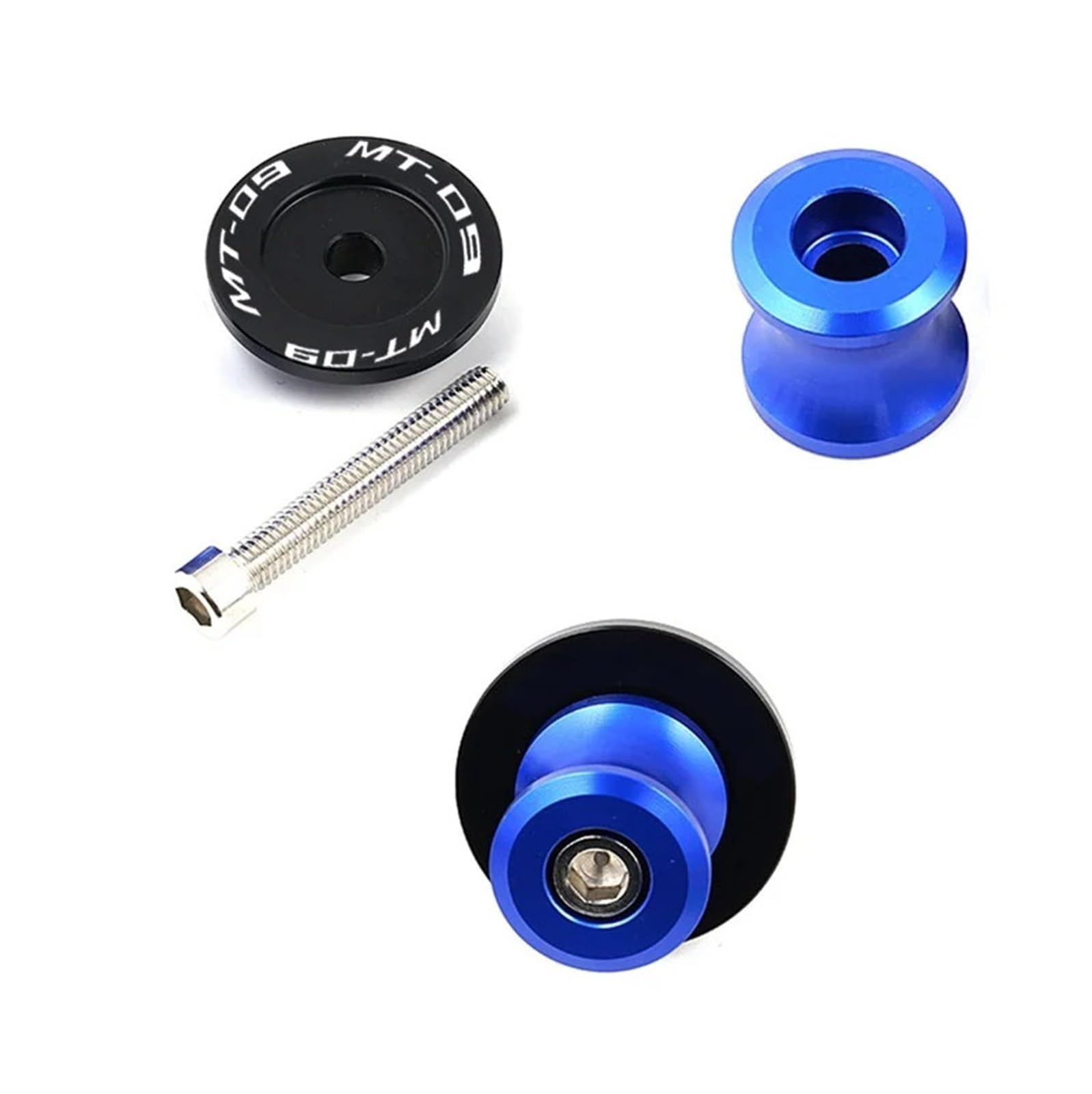 6MM CNC aluminium motocykl wahacz szpule suwak stojak akcesoria śrubowe kompatybilne z Yamaha MT-09 FZ09 2013-2022 MT09 FZ-09 MT FZ 09