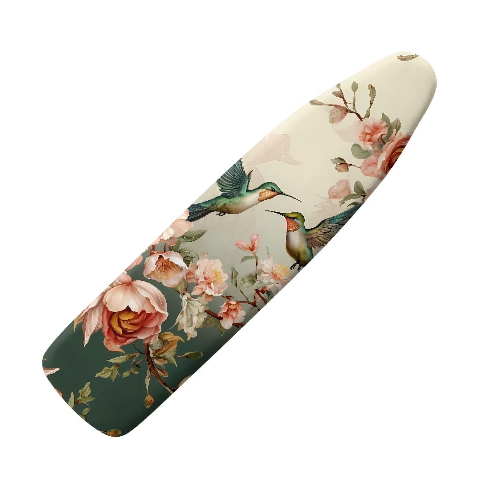 GLENLCWE Hummingbird Peony Ironing Board Cover - ironing board covers | Mubboo