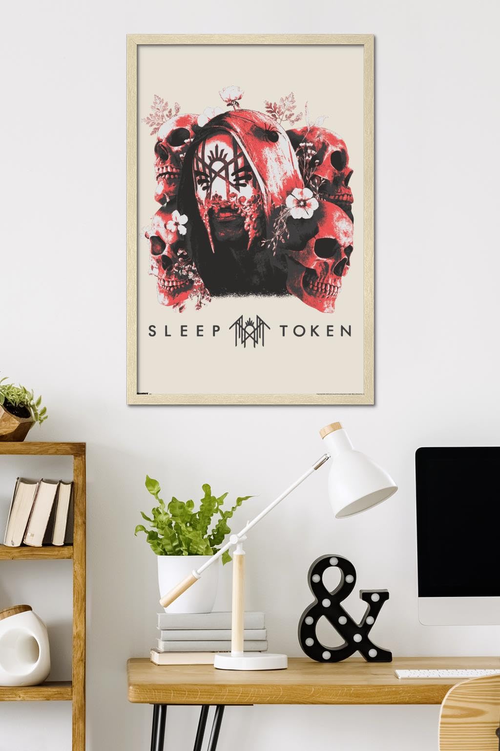 Amazon.com: Trends International Sleep Token - Skulls And Flowers