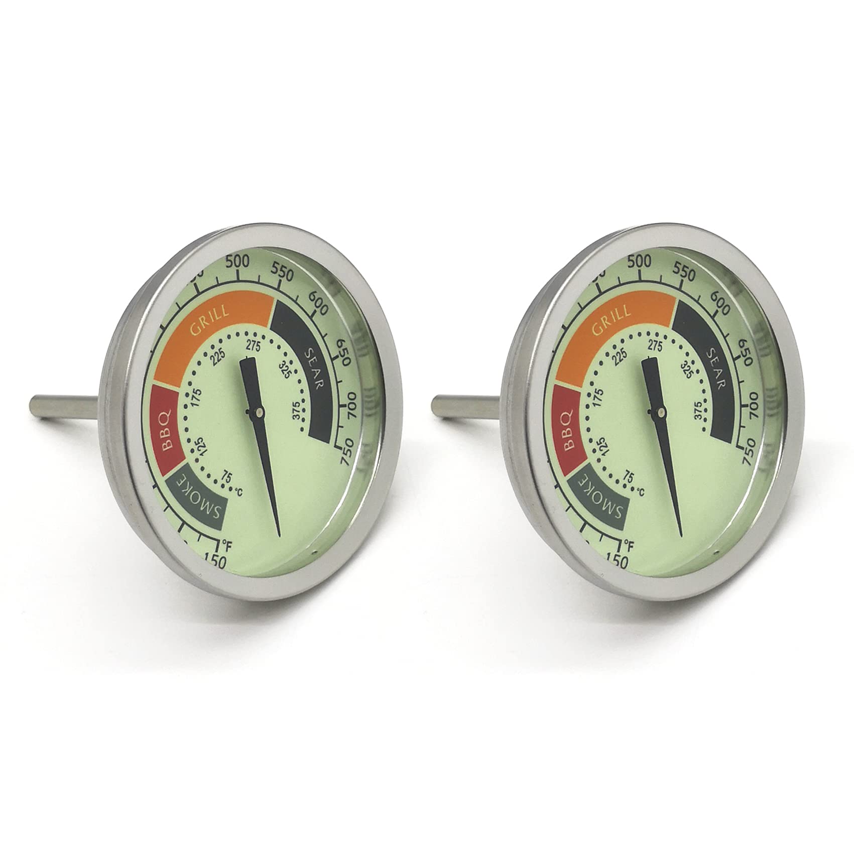 Oklahoma Joe's スモーカー 温度計付き Amazon.co.jp: 3 1/8インチ 大型 アップグレード BBQ 温度計 ゲージ 2