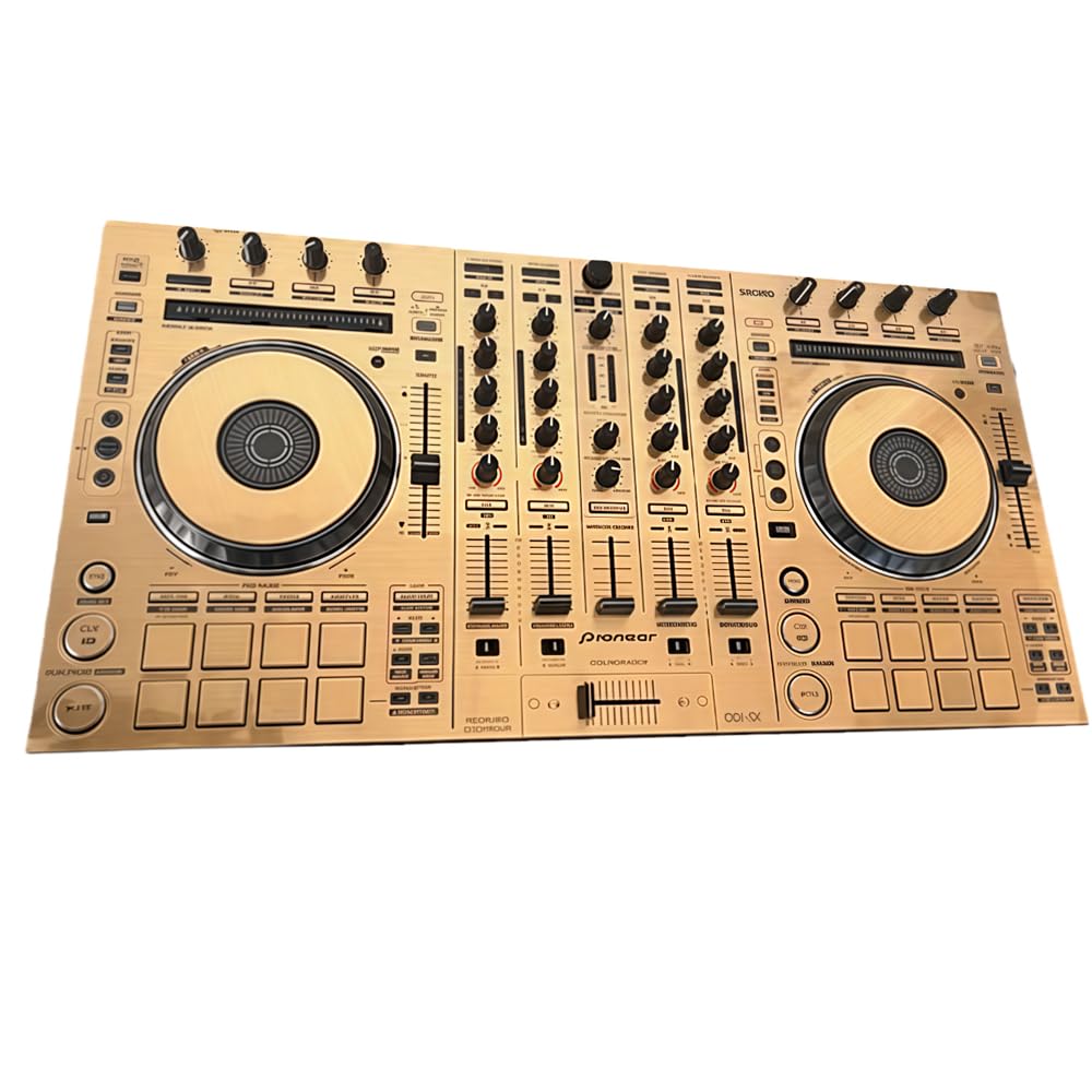 Protective Cover Skin for Pioneer DDJ-SX Protective Film Sticker (Gold)