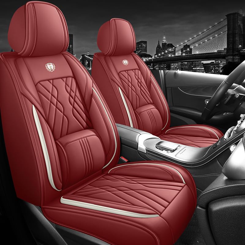 Housses de siège Auto Audi TT 8J MK2 confortables pour trajets sportifs rouge