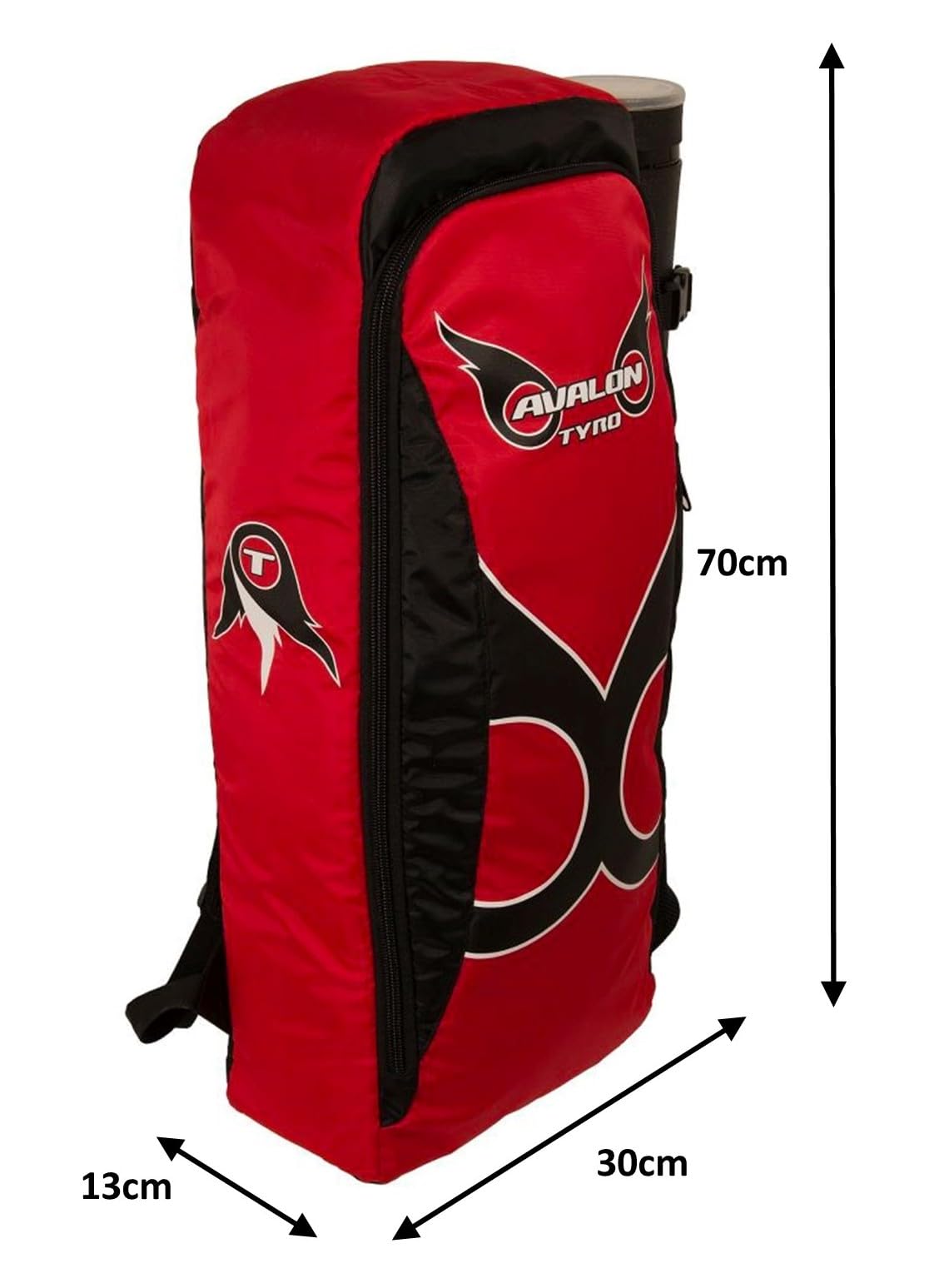 Boucle D'Arc Avalon Nylon Rembourrée - Pour Arc Recurve | Clip Métal, Noir | Sport Tir à L'Arc