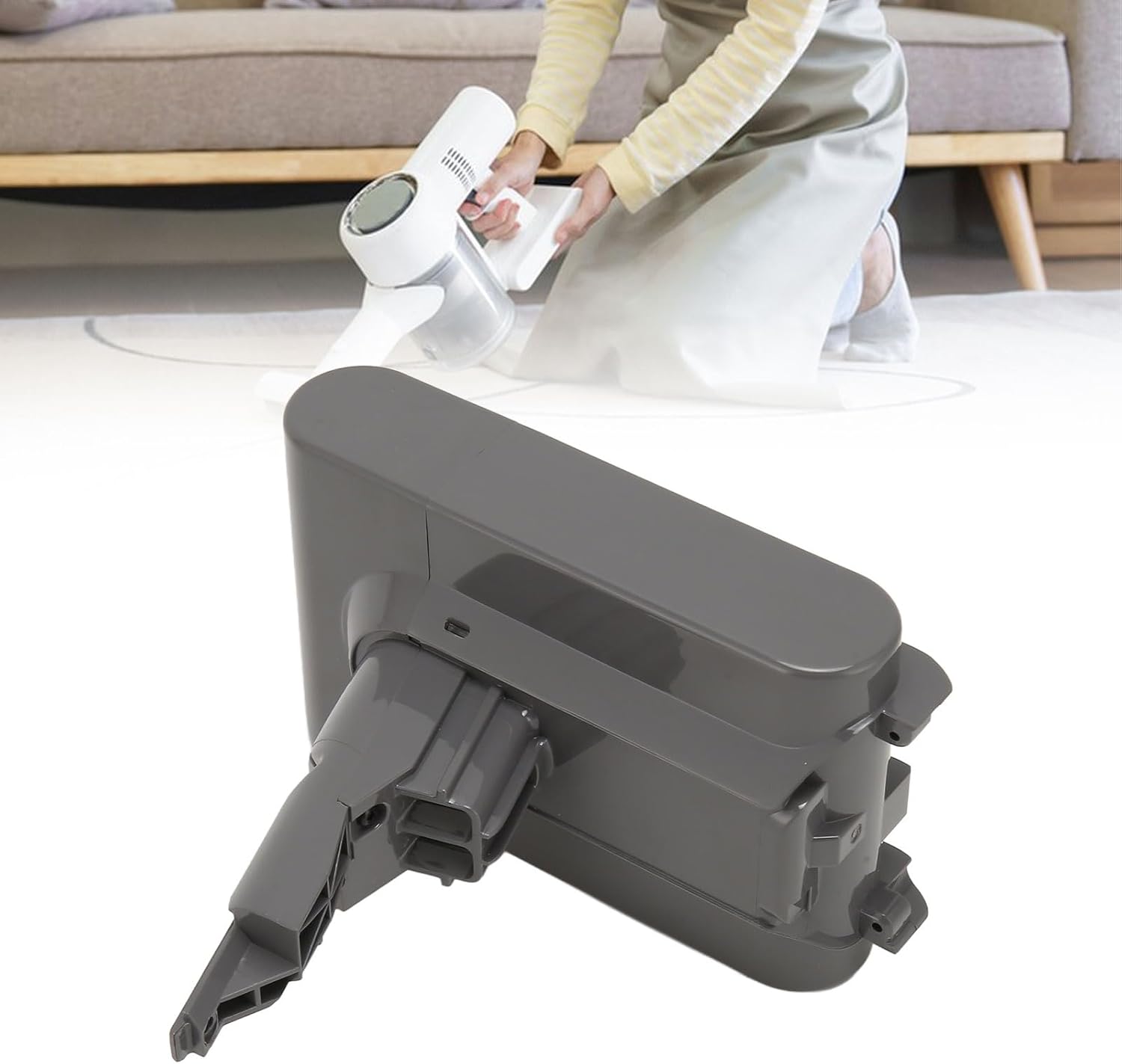 Battery Replacement for, 2200mAh Replacement Vacuum Battery 21.6V Handheld Cordless Vacuum Cleaner Lithium Battery for SV11 V7 Animal V7 Por