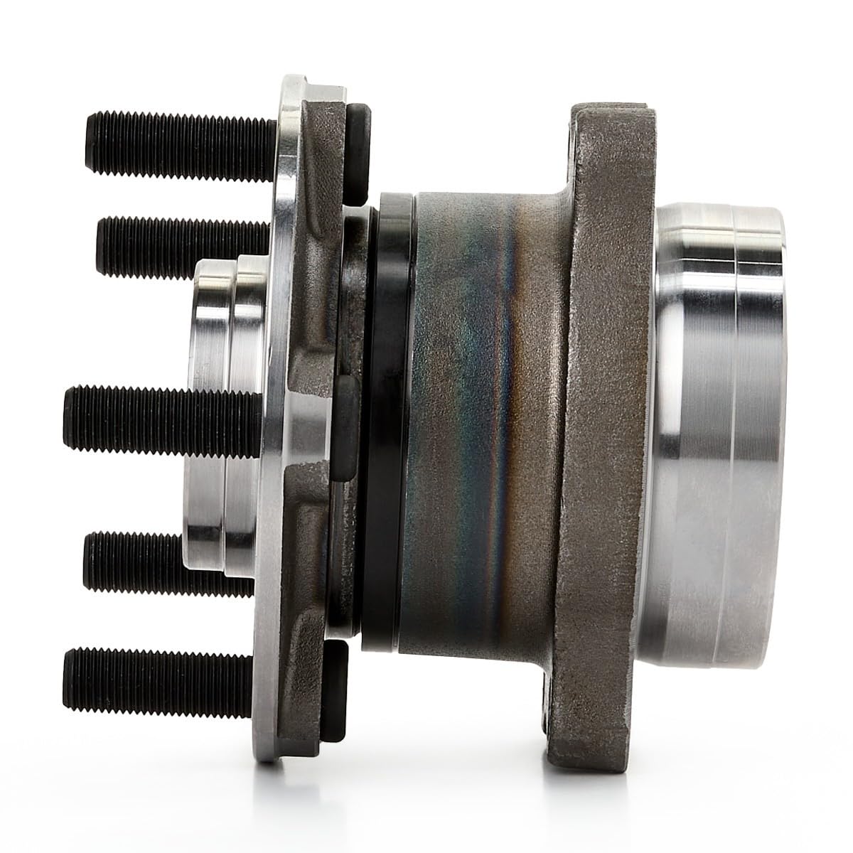 RIDEX 654W1427 Juego de cojinete de rueda Trasero Derecha Trasero Izquierda para sistema de lavado de faros Rodamiento integrado en buje de rueda con tuerca con anillo sensor ABS con buje de rueda