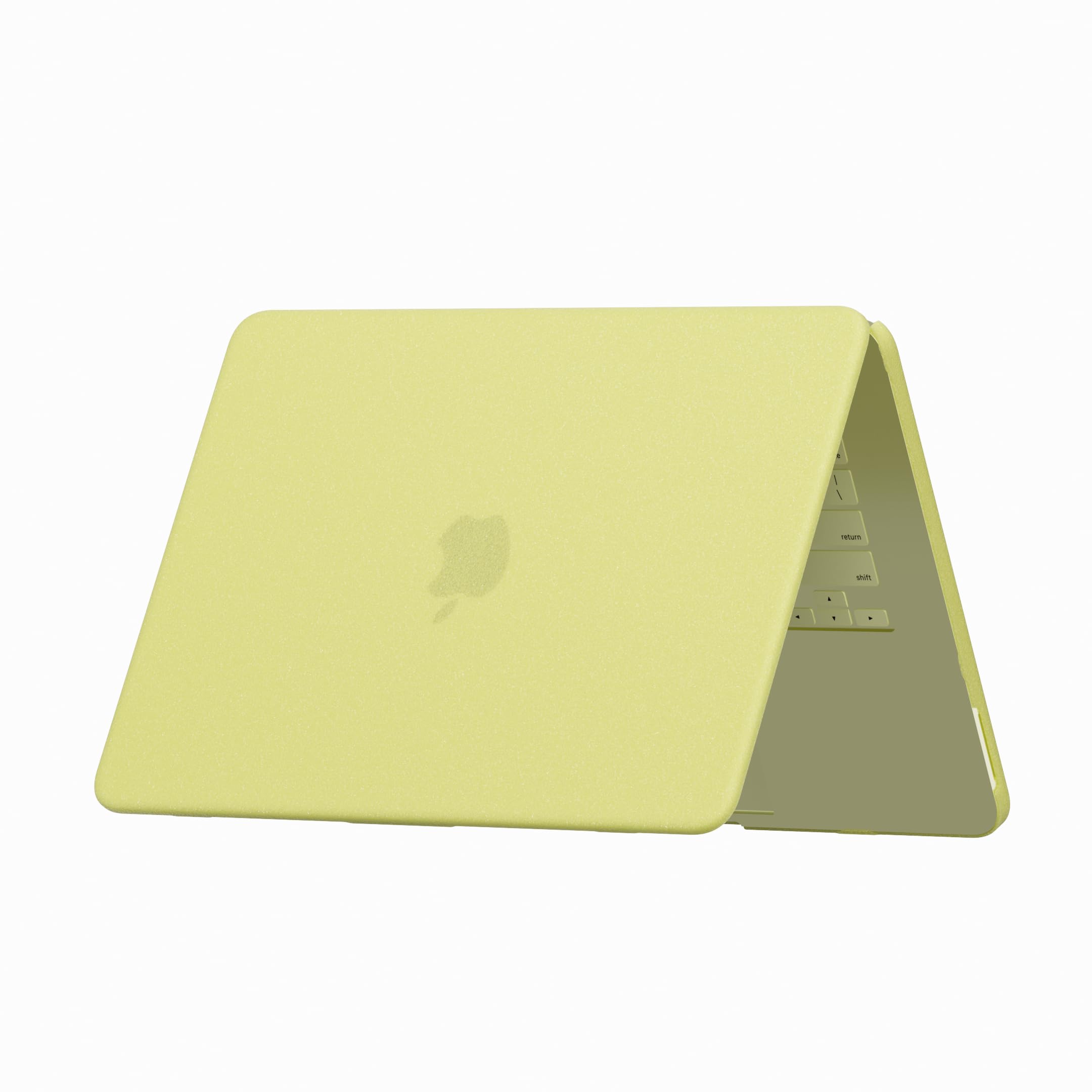 Lunivop Etui kompatybilne z MacBook Neo 33.0 cm 2026 A3404 z chipem A18 Pro, smukłe, matowe etui, odporne na zarysowania, odciski palców, ochronne, do MacBooka Neo 33.0 cm (żółte)