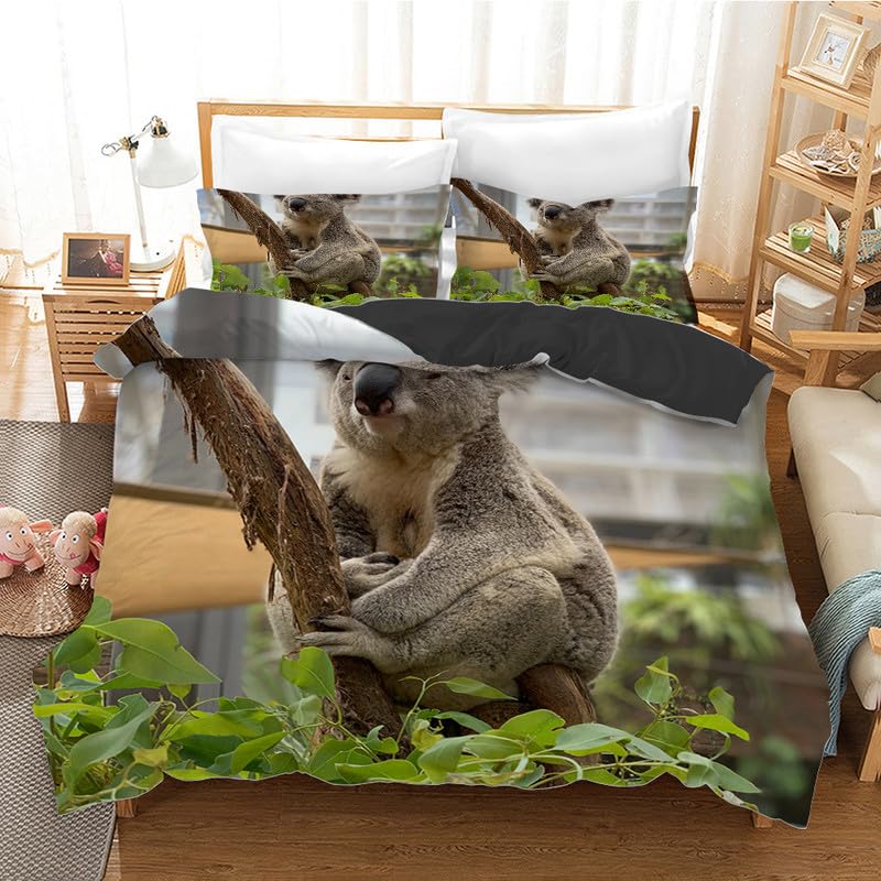 Cadeau homme koala housse de couette 240x260 pour une surprise de mariage originale