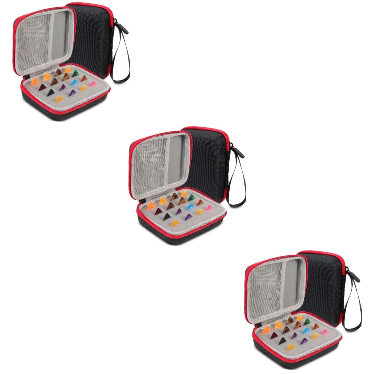 ifundom 3 Juegos De Bolsa para Púas De Guitarra Bolsa De Almacenamiento para Selecciones De Instrumentos De Cuerda Bolsa para Púas De Guitarra Púas De Ayuda para Guitarra Soporte para