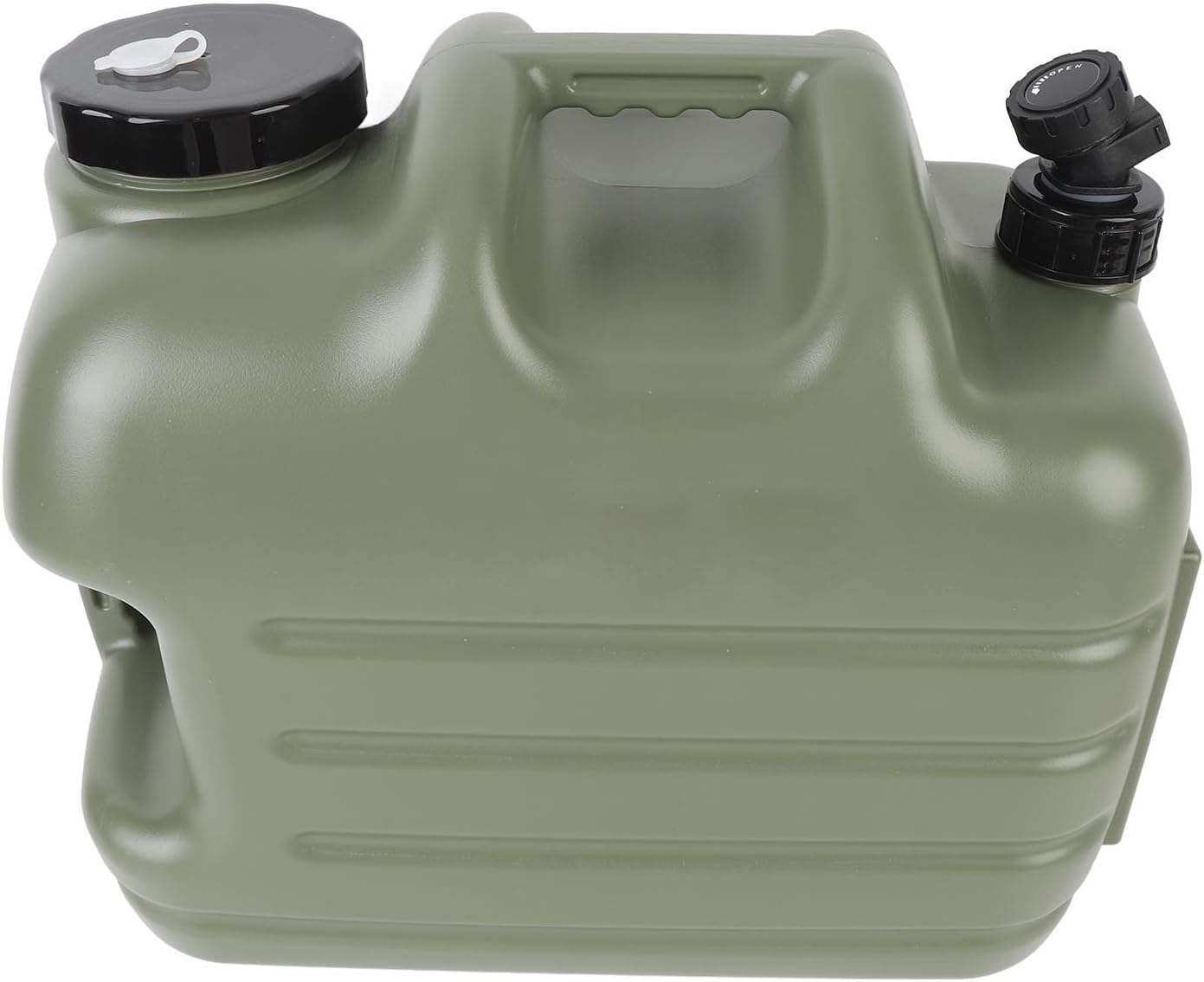 Camping Water Container, Plastic Water Container with Tap Portable Bottle Carrier with Spout Large Capacity Camping Storage Jug for Car Outdoor & Hiking (25L)