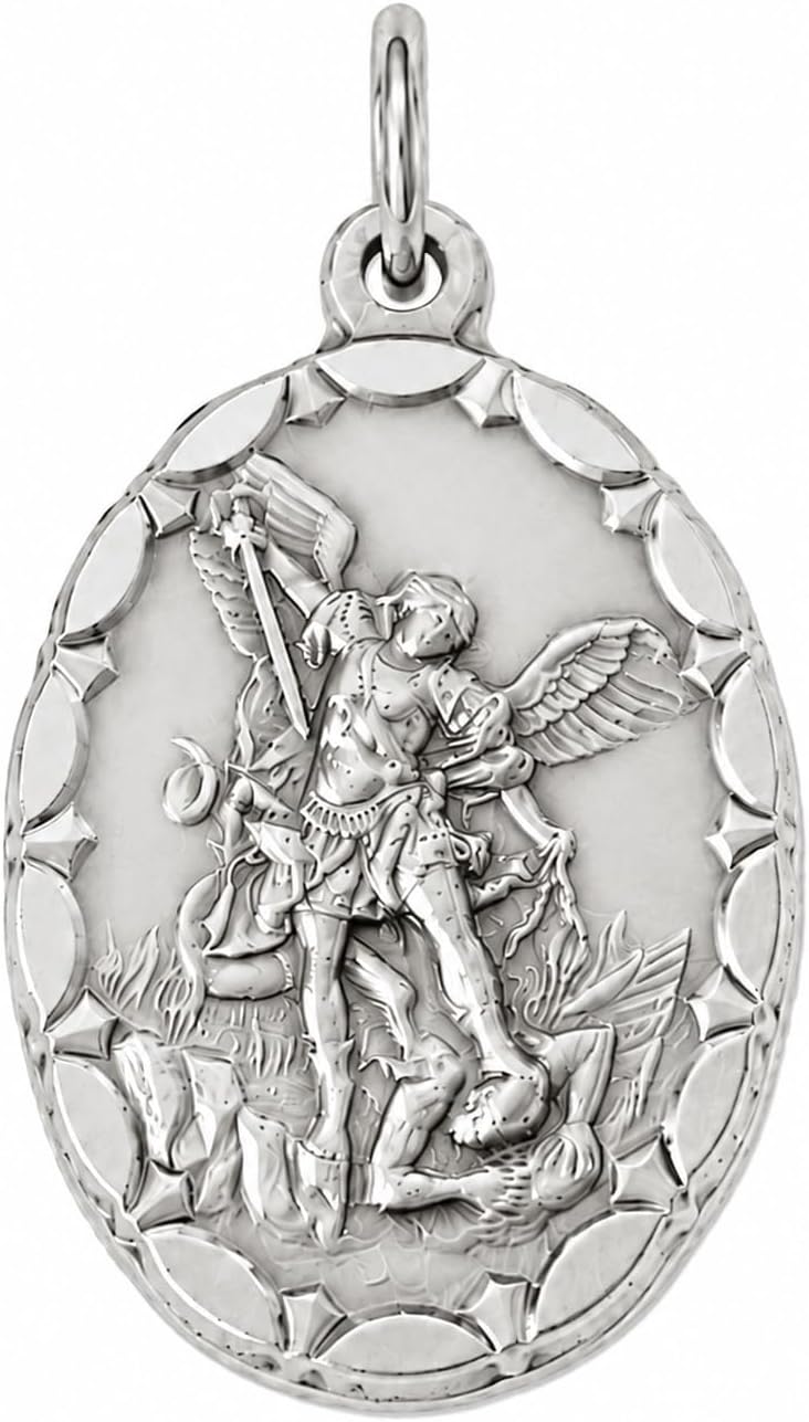 SAINT MICHAEL THE ARCHANGEL MEDAL - THE PATRON SAINTS MEDALS- 100% MADE IN ITALY