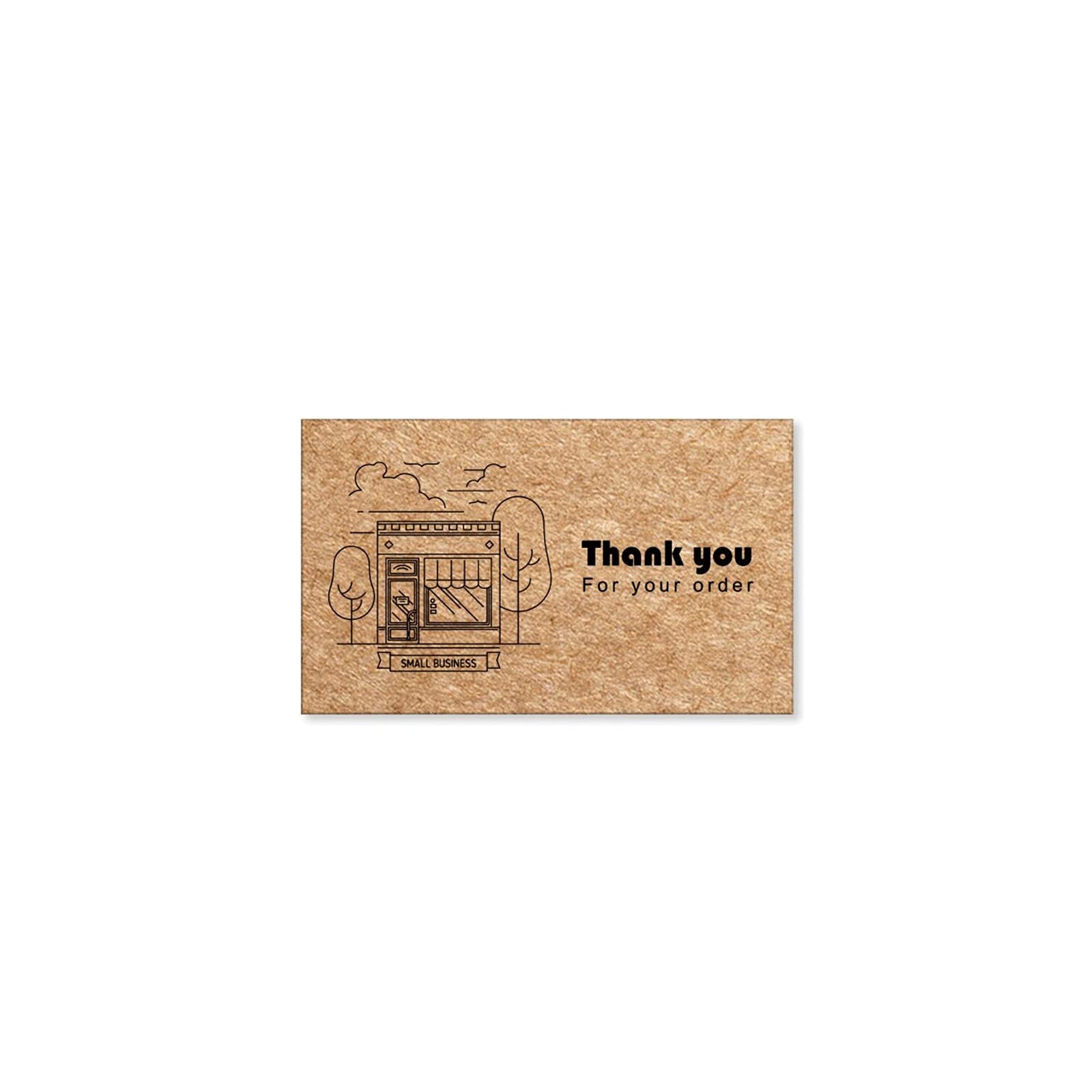 DieffematicSDK Tarjeta Cumpleaños 30-500pc Azul Pink Gracias por apoyar mi tarjeta de Pequeña Tarjeta de Negocios Gracias Tarjeta de felicitación Cartulina de apreciación de cartones para vendedores R