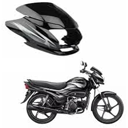 GadiParts Bike Headlight Visor Grey