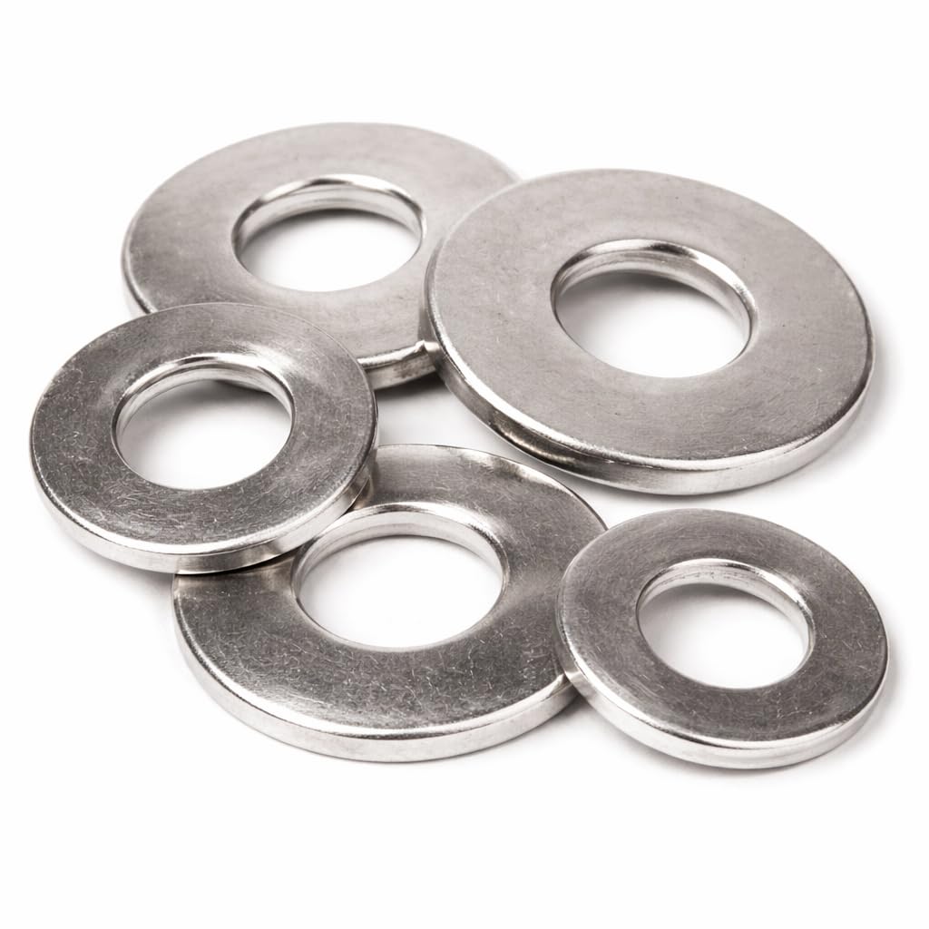 M10 (10mm) (Pack of 100) A4 Marine Grade Stainless Steel Flat Washers Form A DIN125A - A02D/2
